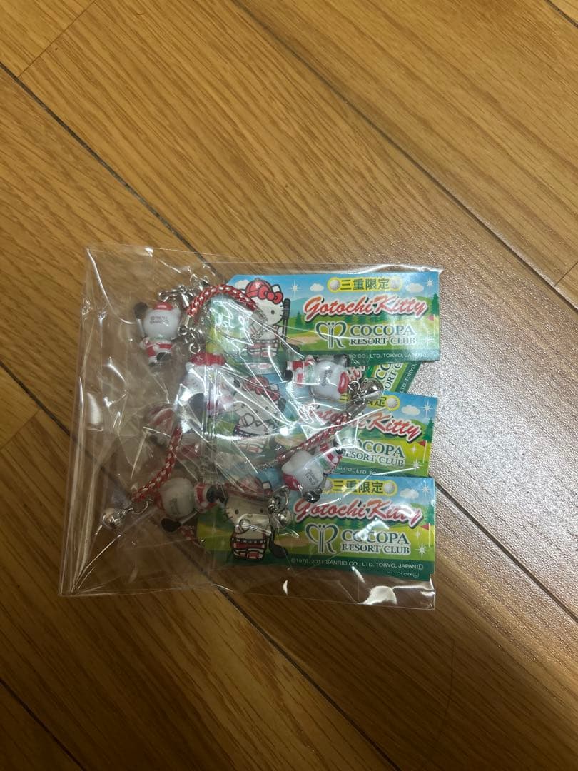 激レア！ご当地三重県ココパリゾート限定！キティストラップまとめ売り6個！