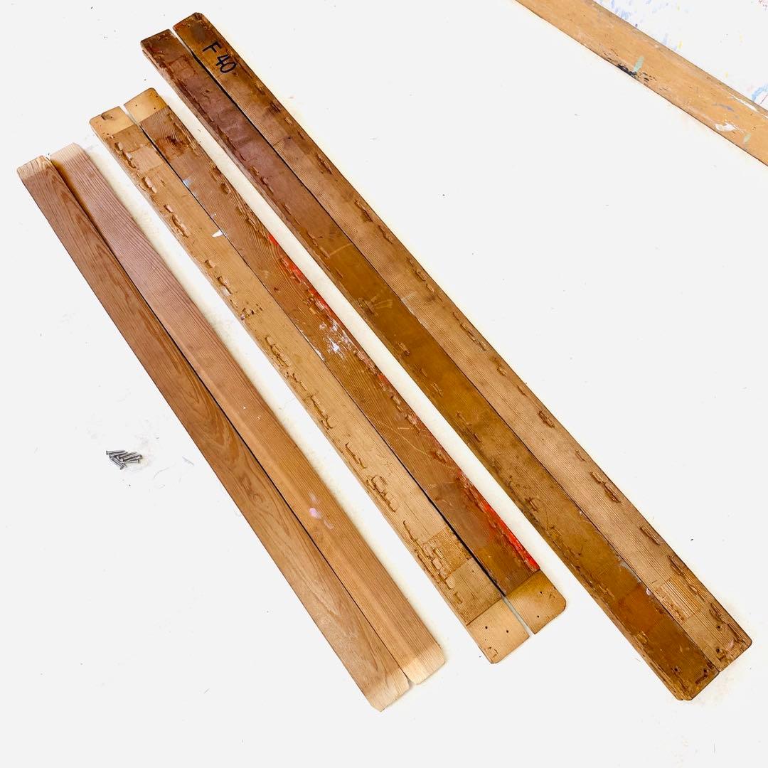 絵画用 木枠 キャンバス枠 F40 那須野画材他 2点セット 中古 送料込