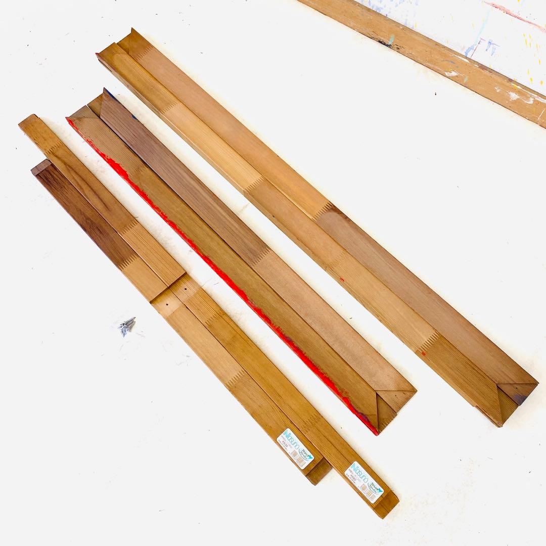 絵画用 木枠 キャンバス枠 F40 那須野画材他 2点セット 中古 送料込