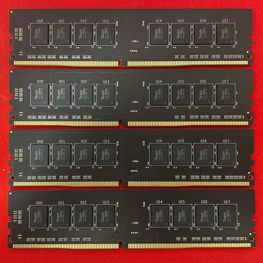 Team Group 32GB(8GB×4) DDR4 2400MHz メモリ