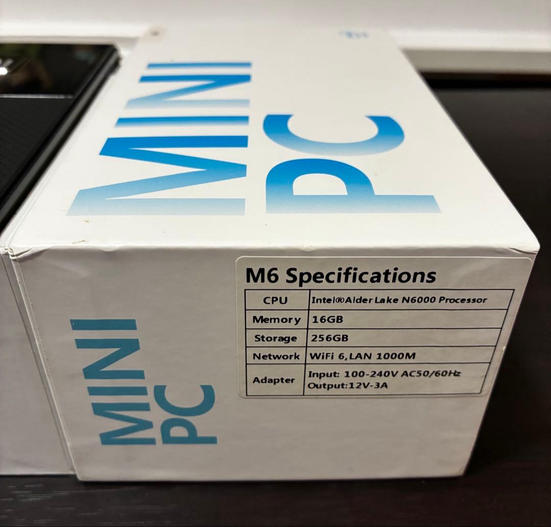 ミニPC MINIPC GZBOX M6 N6000 16G/256G Win11Pro