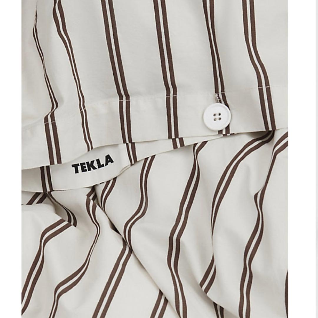 美品★TEKLAテクラ 　掛け布団カバー ダブル 　HopperStripes