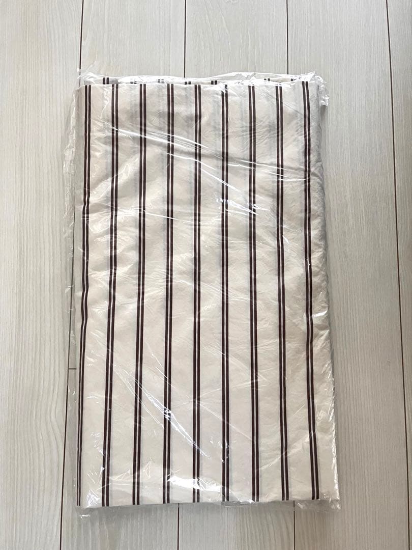 美品★TEKLAテクラ 　掛け布団カバー ダブル 　HopperStripes
