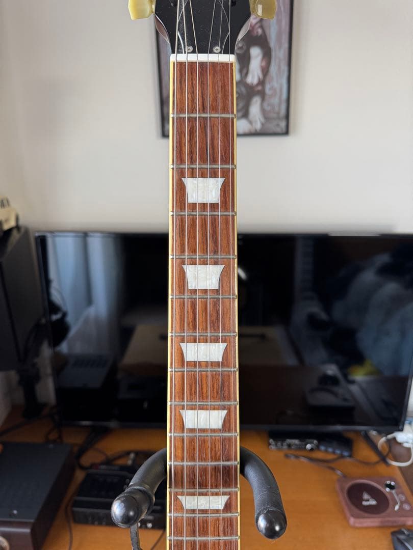 【美品】FERNANDES LSD-55N STB エレキギター(スタンド付き)