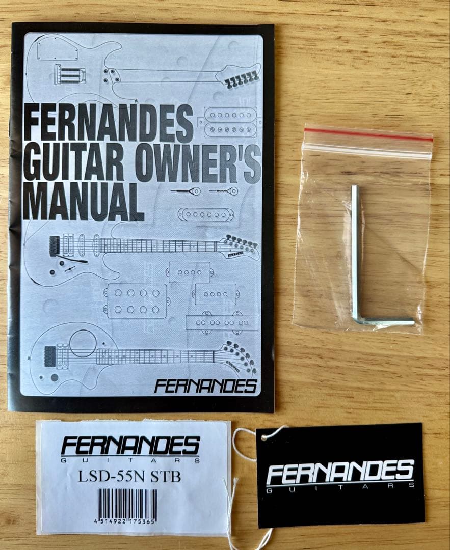 【美品】FERNANDES LSD-55N STB エレキギター(スタンド付き)