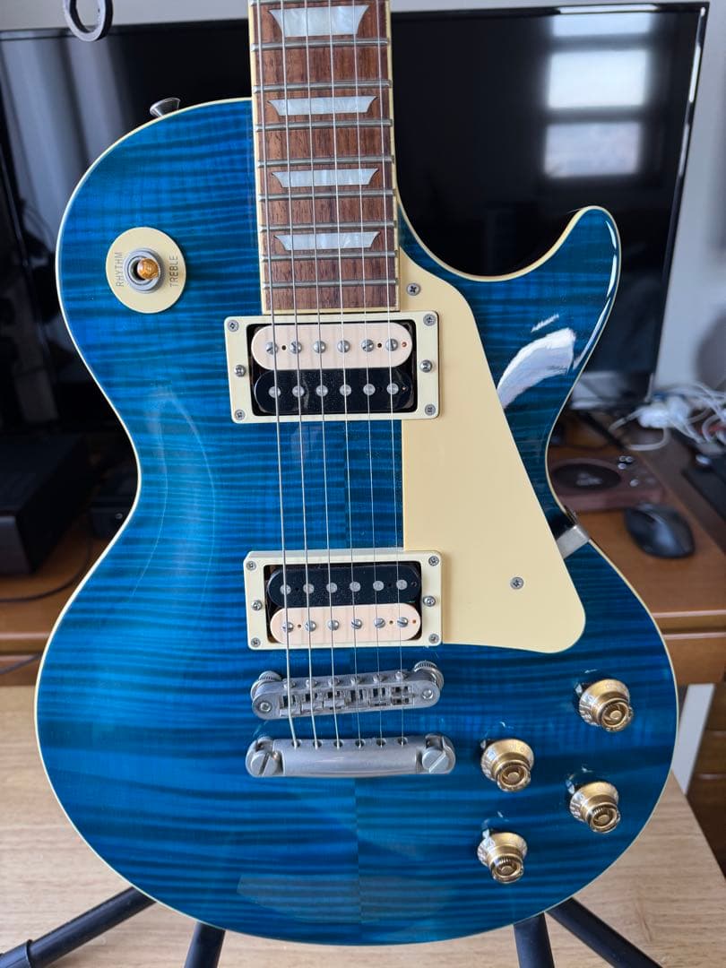 【美品】FERNANDES LSD-55N STB エレキギター(スタンド付き)