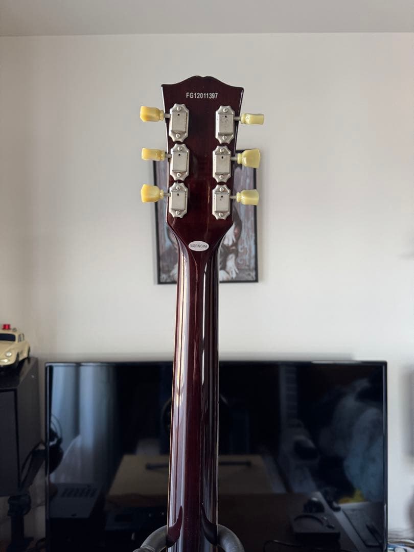 【美品】FERNANDES LSD-55N STB エレキギター(スタンド付き)