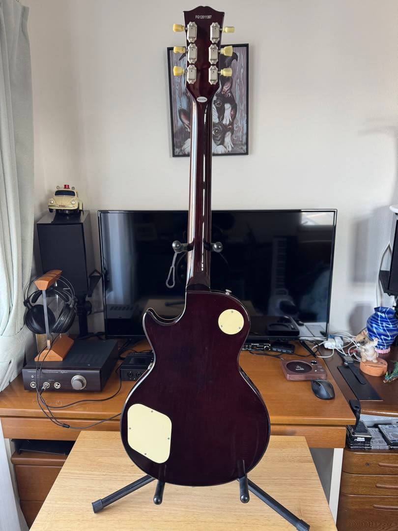 【美品】FERNANDES LSD-55N STB エレキギター(スタンド付き)