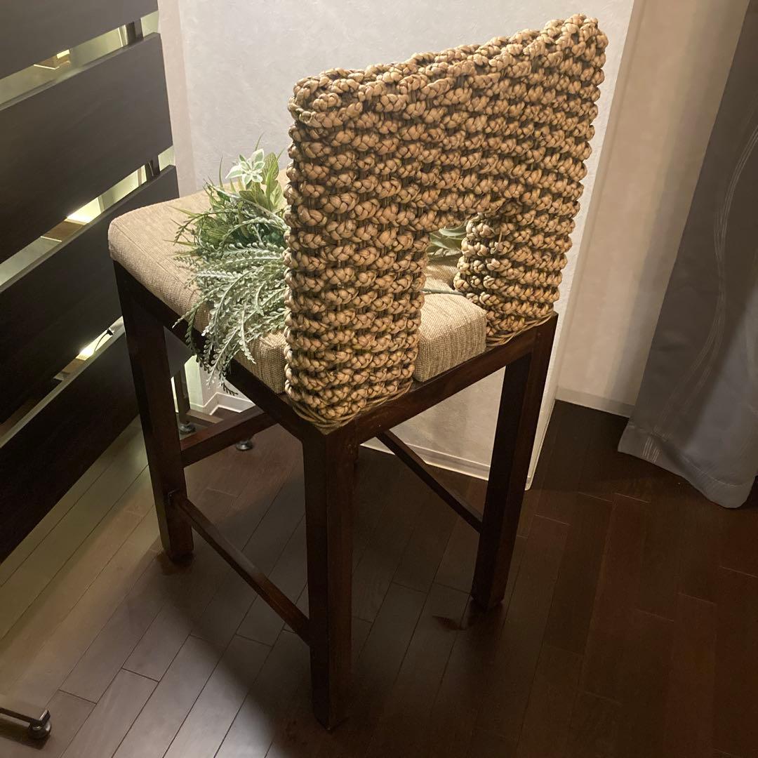 チェア ウォーターヒヤシンス アジアンテイスト カリッジマーケット
