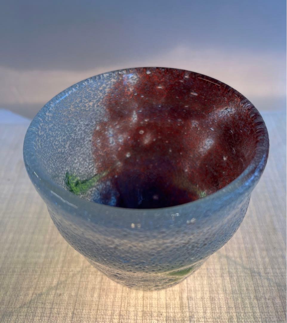 琉球ガラス　稲嶺盛吉　泡ガラス　ガラス工芸￼