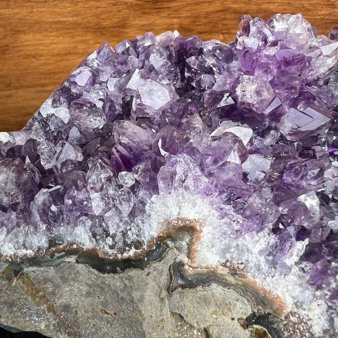 ✳️専用‼️☆極上別格品☆神々しい美濃紫☆ウルグアイ産 アメジストクラスター 天然石