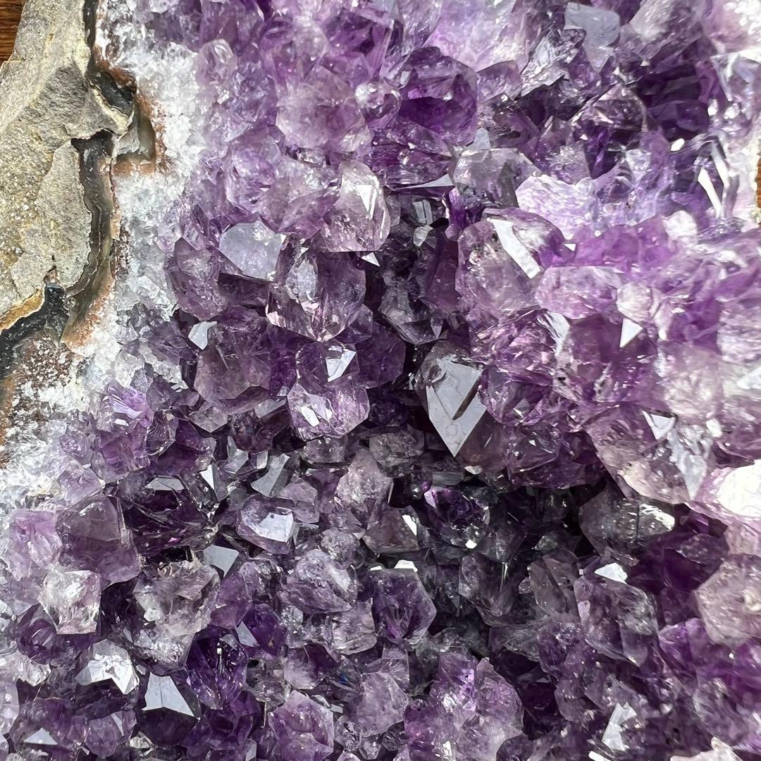 ✳️専用‼️☆極上別格品☆神々しい美濃紫☆ウルグアイ産 アメジストクラスター 天然石
