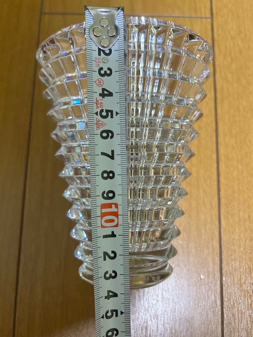 Baccarat クリスタル花瓶 【社名印字有】