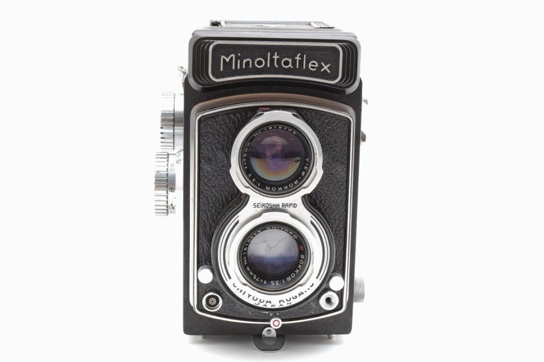 #636★良品★Minolta flex f3.5 75mm 二眼レフカメラ