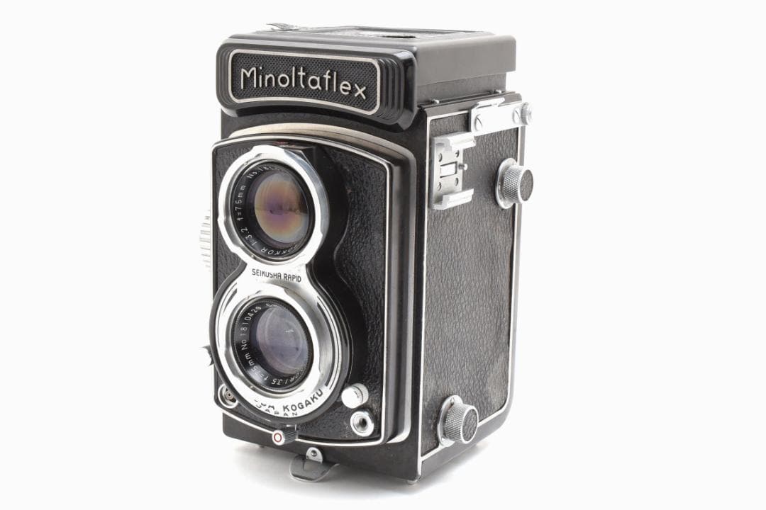 #636★良品★Minolta flex f3.5 75mm 二眼レフカメラ