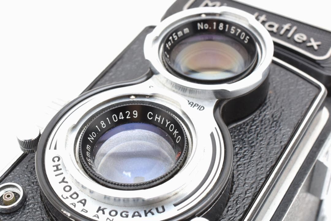 #636★良品★Minolta flex f3.5 75mm 二眼レフカメラ