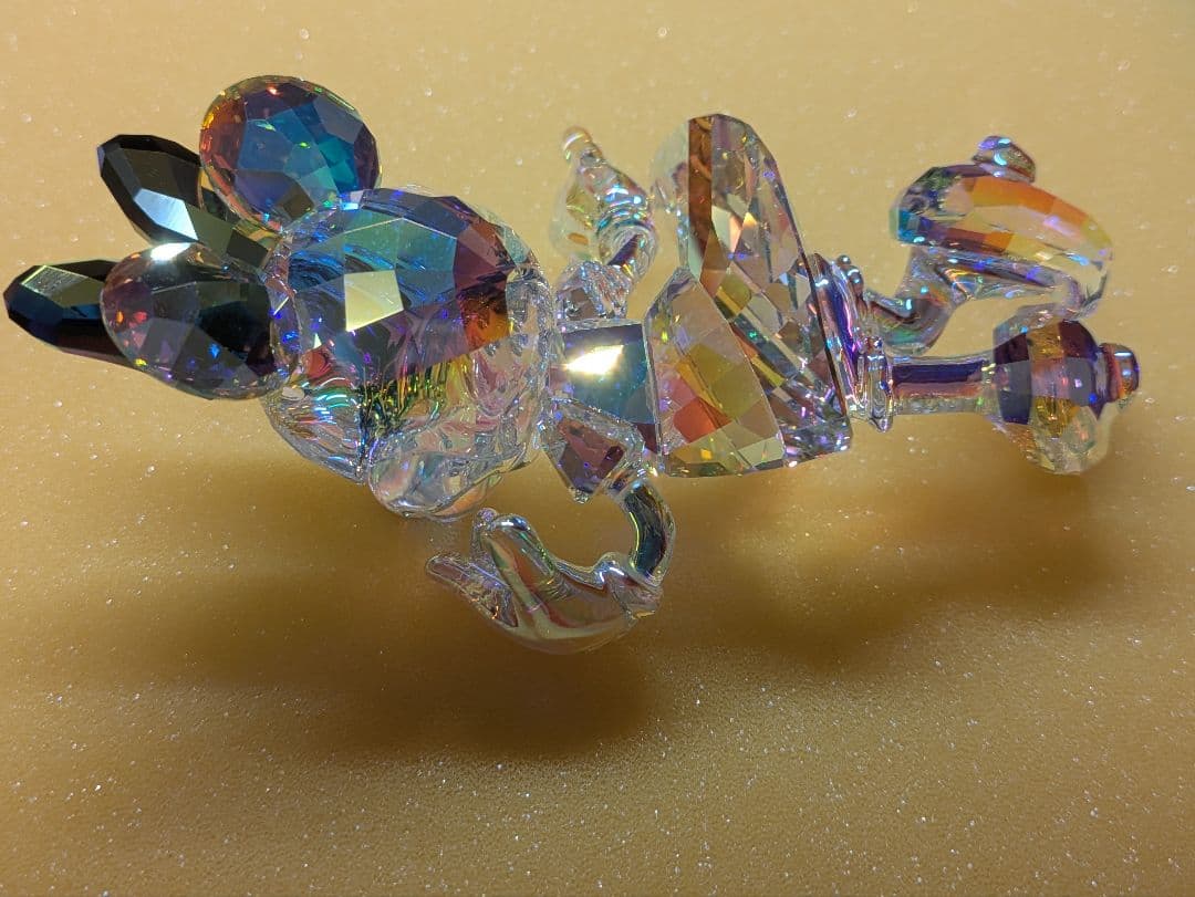 スワロフスキー Disney100周年 ミニー クリスタルオブジェ