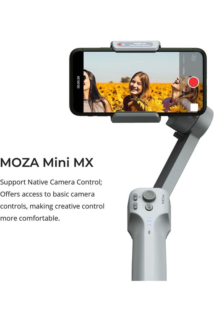 MOZA MINI MX スマホ用ジンバル 3軸ハンドヘルドスタビライザー