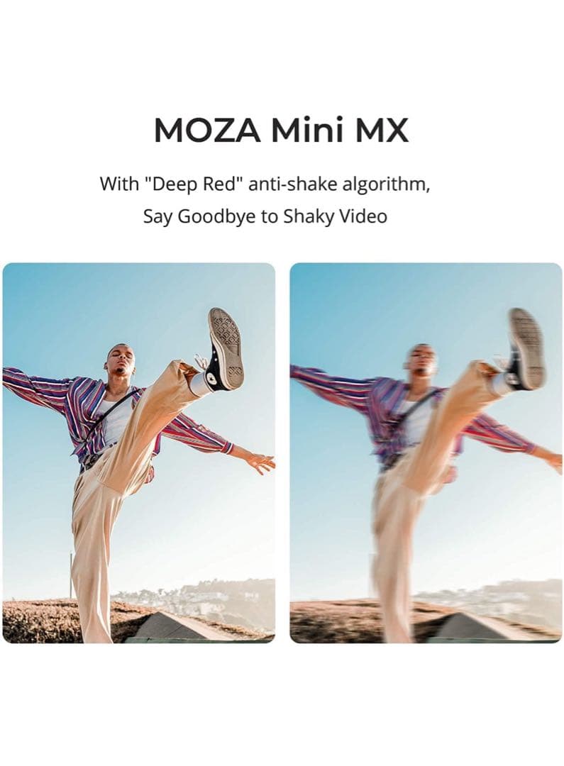 MOZA MINI MX スマホ用ジンバル 3軸ハンドヘルドスタビライザー