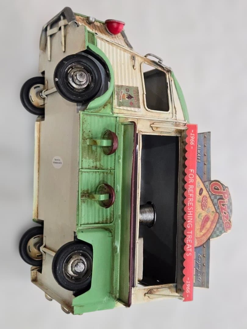 ブリキ　キッチンカー　ヴィンテージ風オブジェ