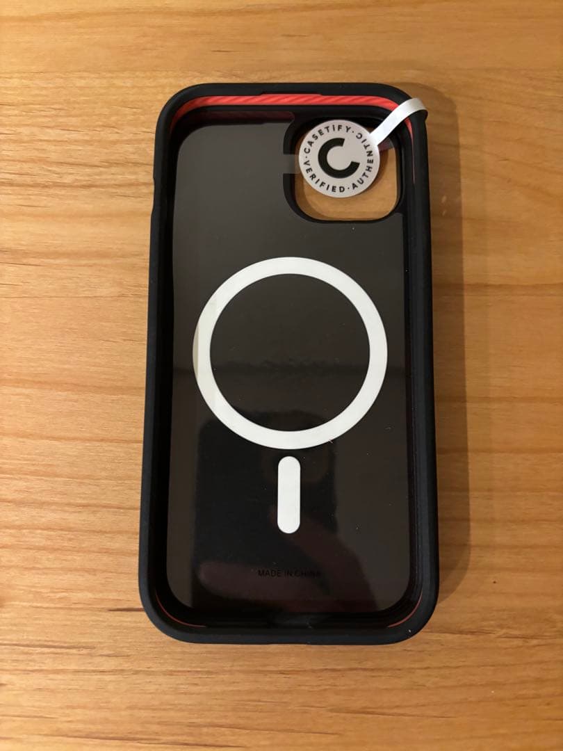 CASETiFY iPhone15 MagSafe対応　ネイビー