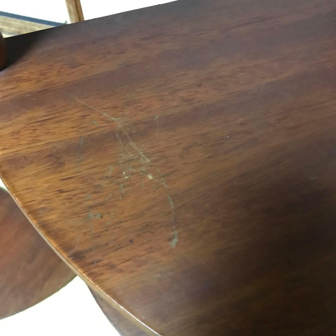 昭和レトロ　木製　4段　三角 コーナーラック　飾り棚