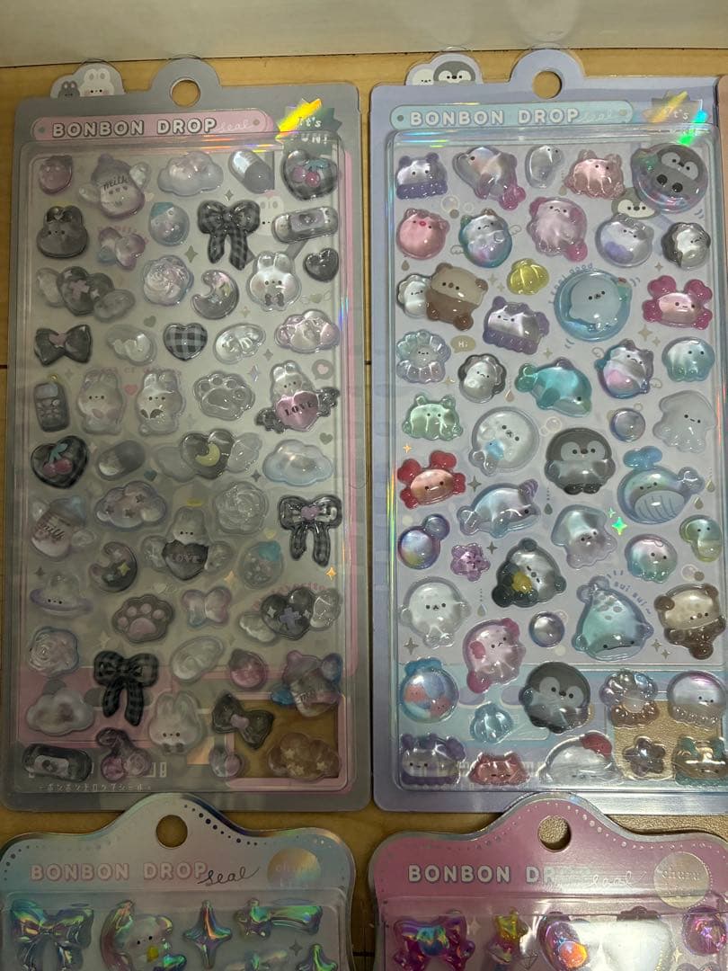 【限界価格】ボンボンドロップシール うるちゅるポップシールまとめ売り30枚