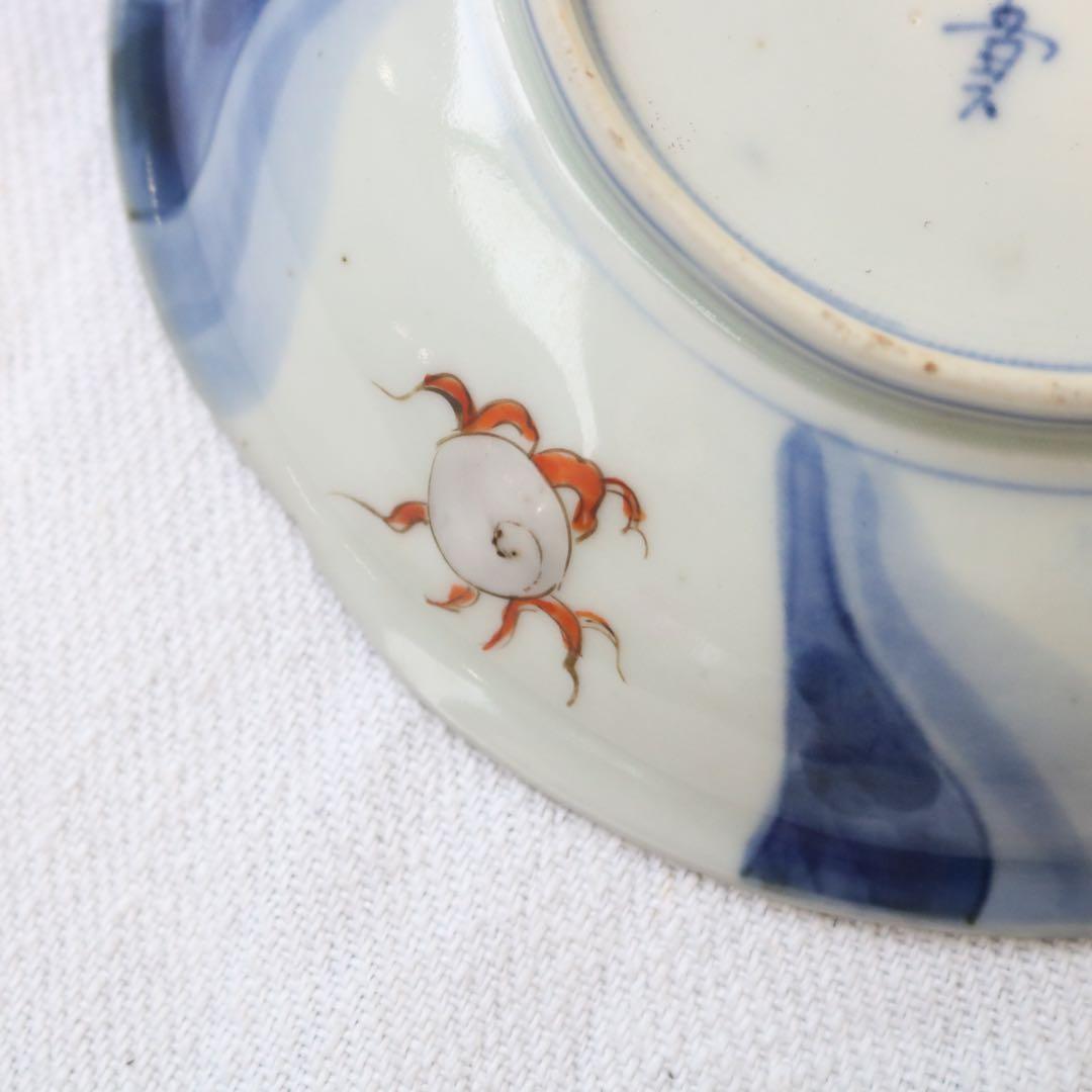 時代逸品！豪華絢爛　捻手金彩に舞う神獣たちの古伊万里　5寸皿プレート骨董古美術