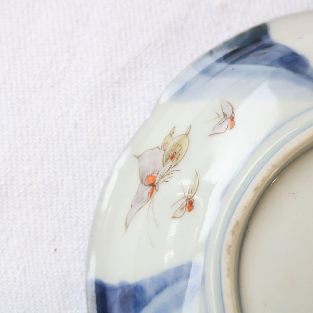 時代逸品！豪華絢爛　捻手金彩に舞う神獣たちの古伊万里　5寸皿プレート骨董古美術