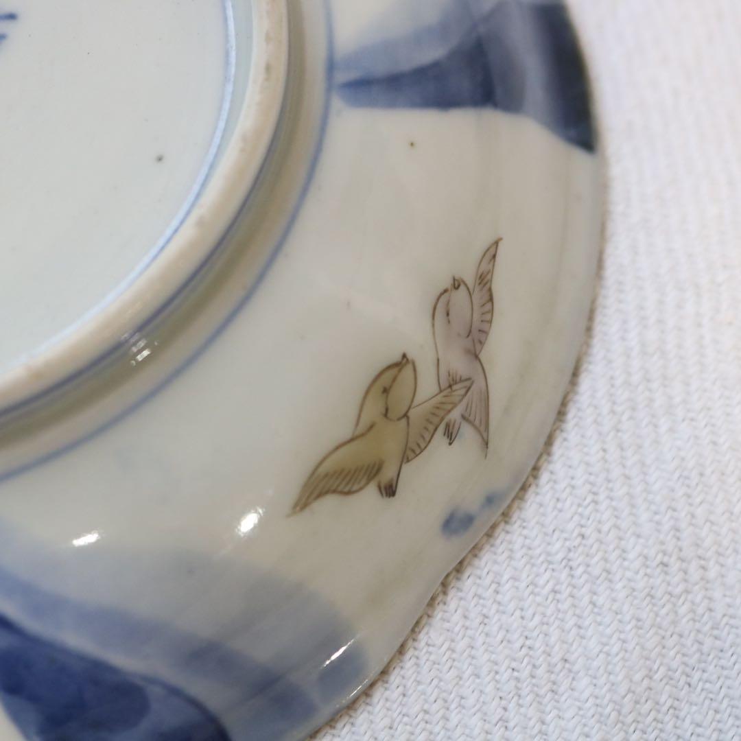 時代逸品！豪華絢爛　捻手金彩に舞う神獣たちの古伊万里　5寸皿プレート骨董古美術