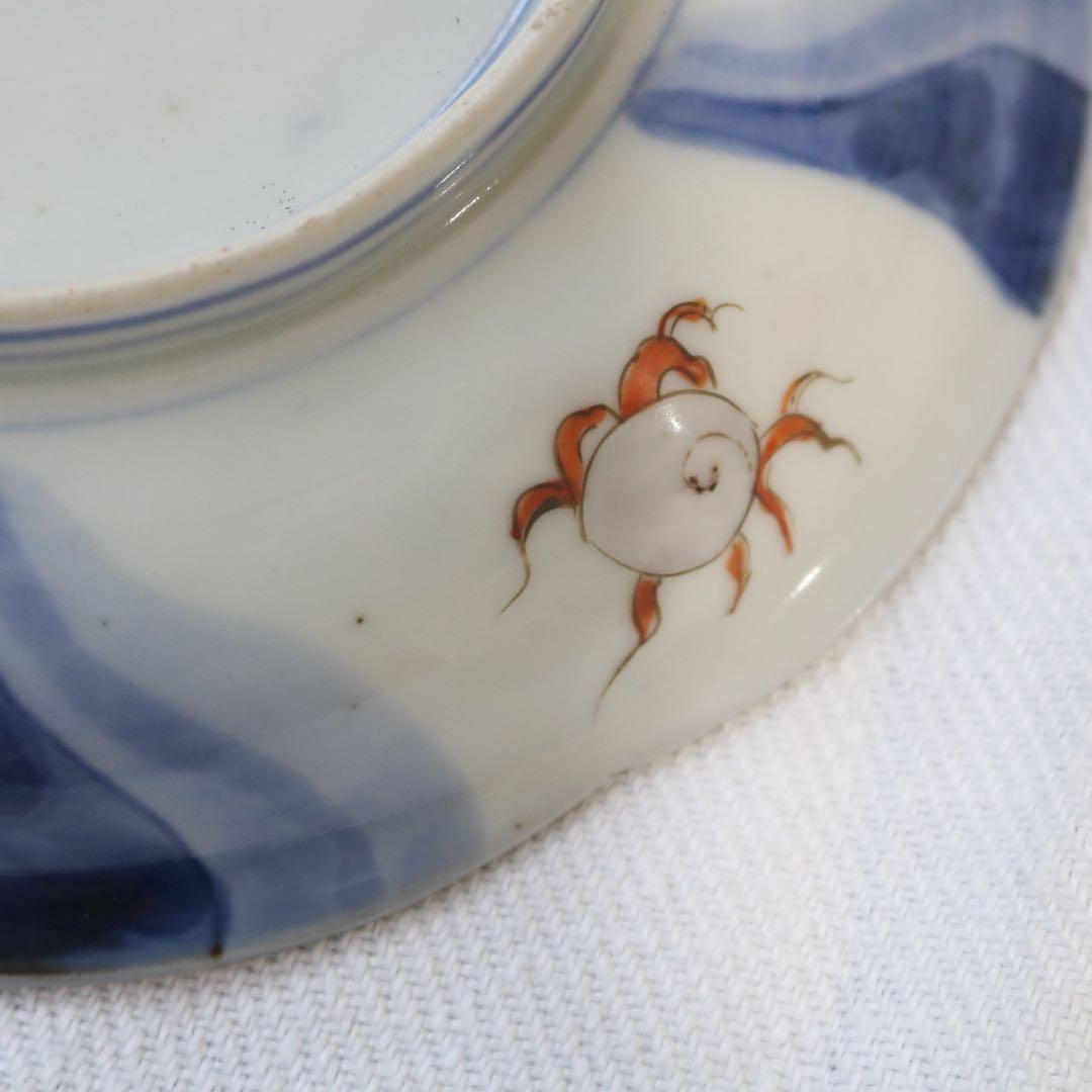 時代逸品！豪華絢爛　捻手金彩に舞う神獣たちの古伊万里　5寸皿プレート骨董古美術