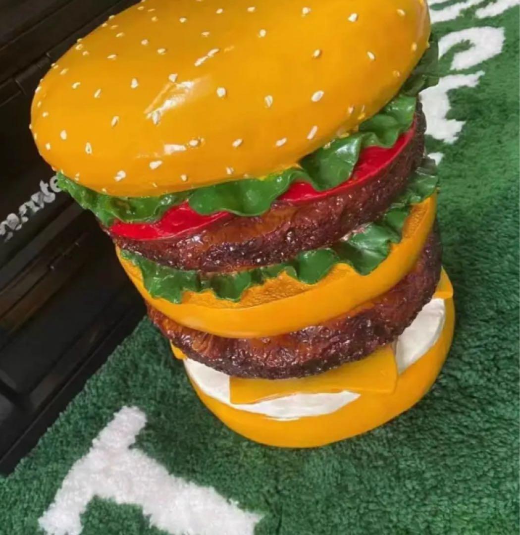 チーズバーガー　スツール 室内外兼用デコレーション