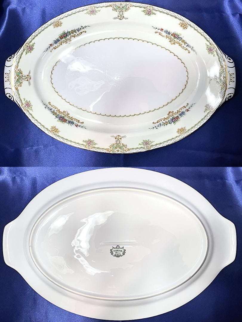 ■美品【NARUMI＋Noritake】プレート2枚＋中皿2枚＋小皿4枚■