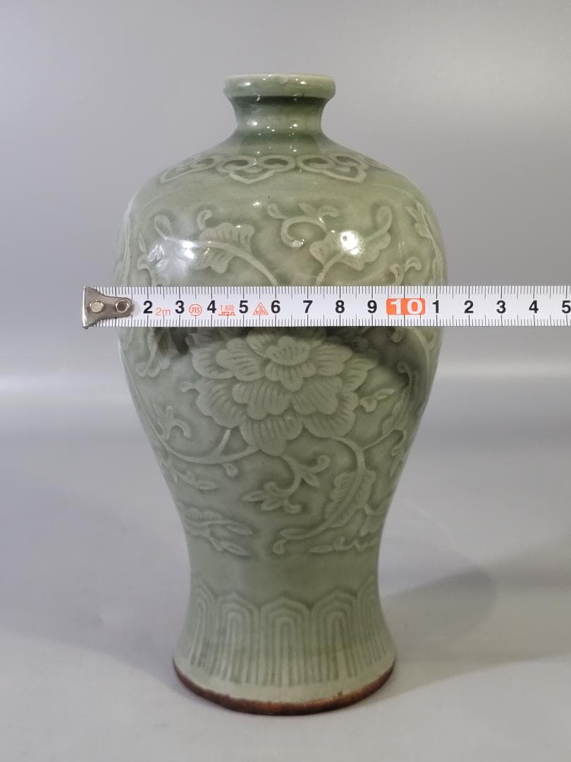 中国美術 青磁 花入 PR40