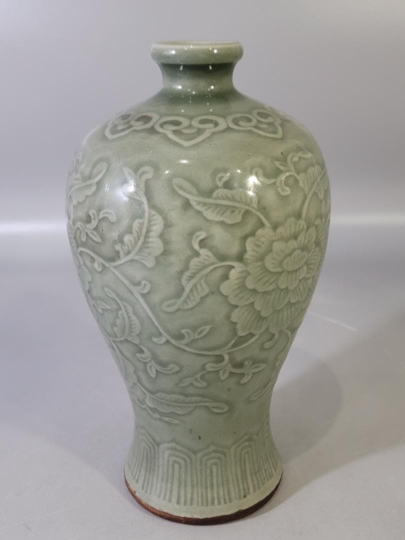 中国美術 青磁 花入 PR40