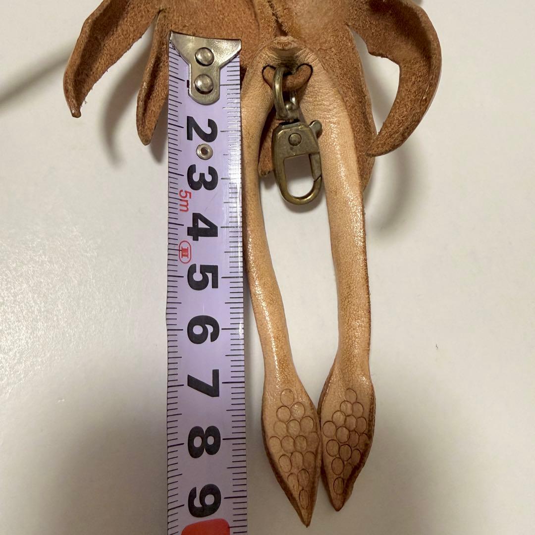 あまのじゃくとへそまがり コウイカ キーケース 本革細工 ハンドメイド 作家