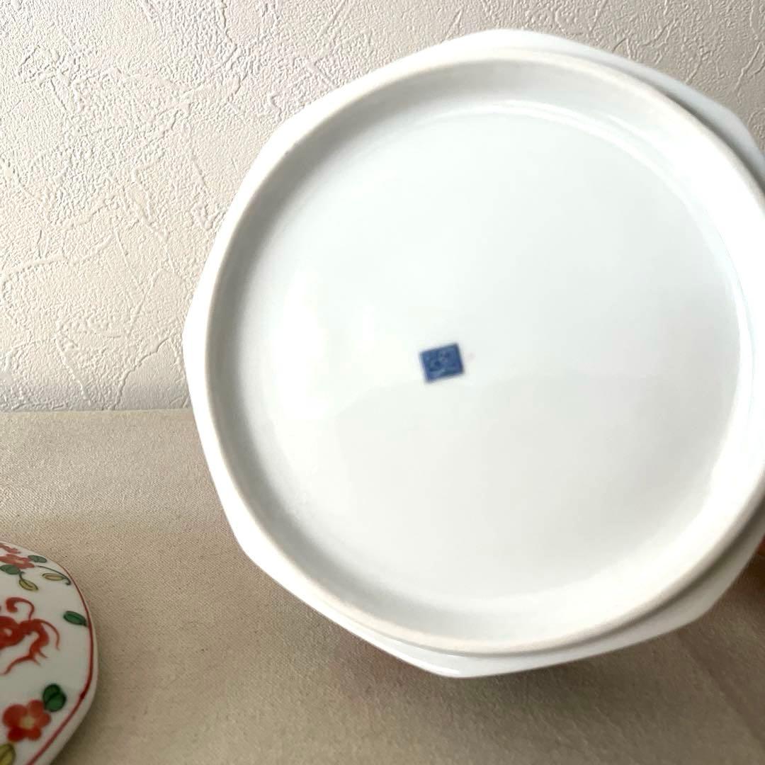 ☆M450 ○たち吉　赤絵　龍柄　蓋付き2段重【未使用】　美しい