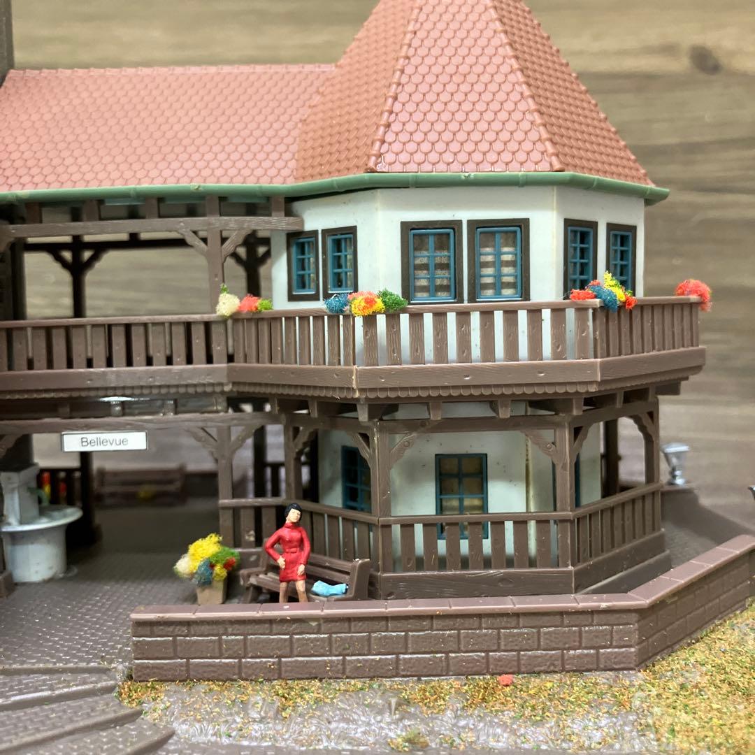 3F FALLER HO B-355 西洋建築 城 建物 完成品 鉄道模型