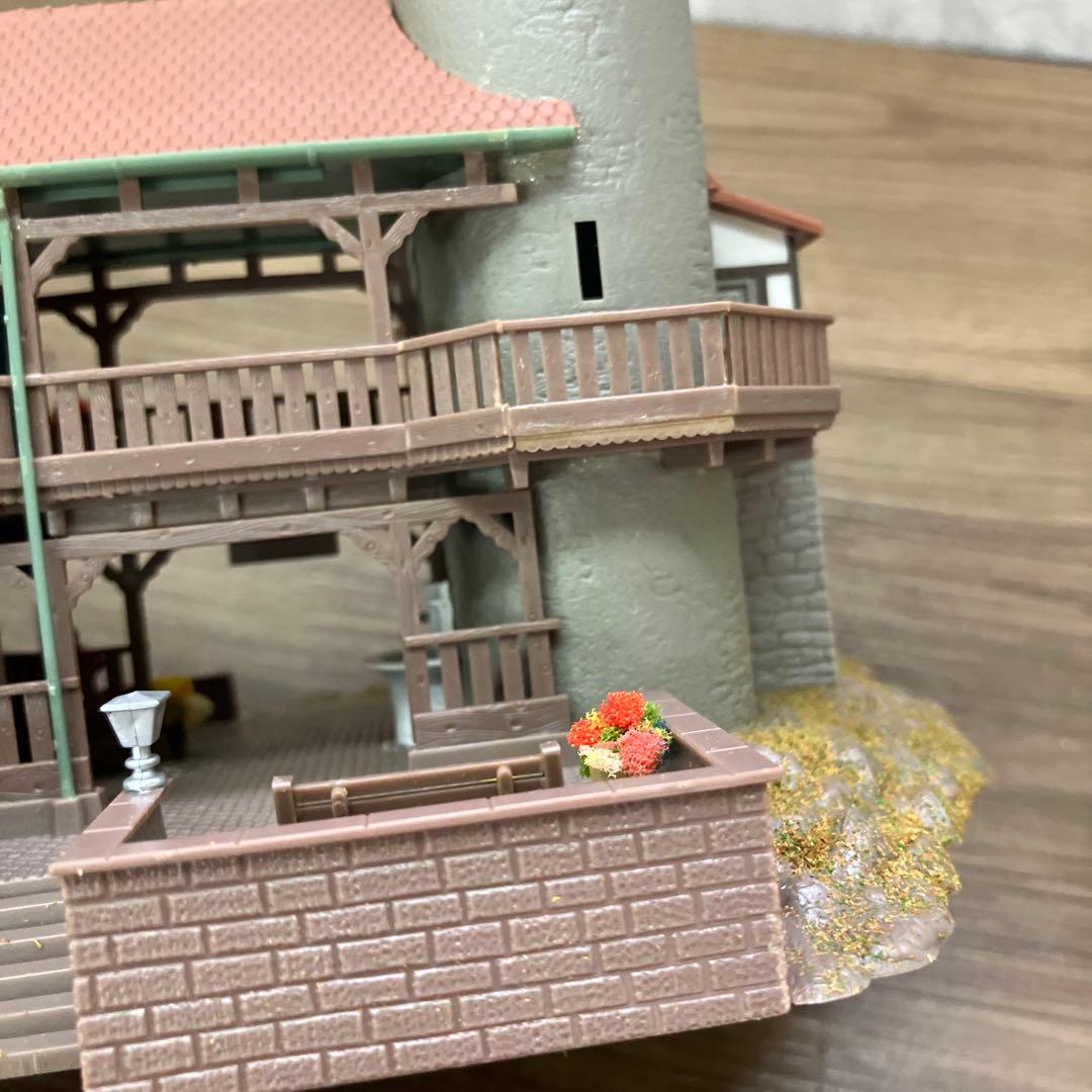 3F FALLER HO B-355 西洋建築 城 建物 完成品 鉄道模型