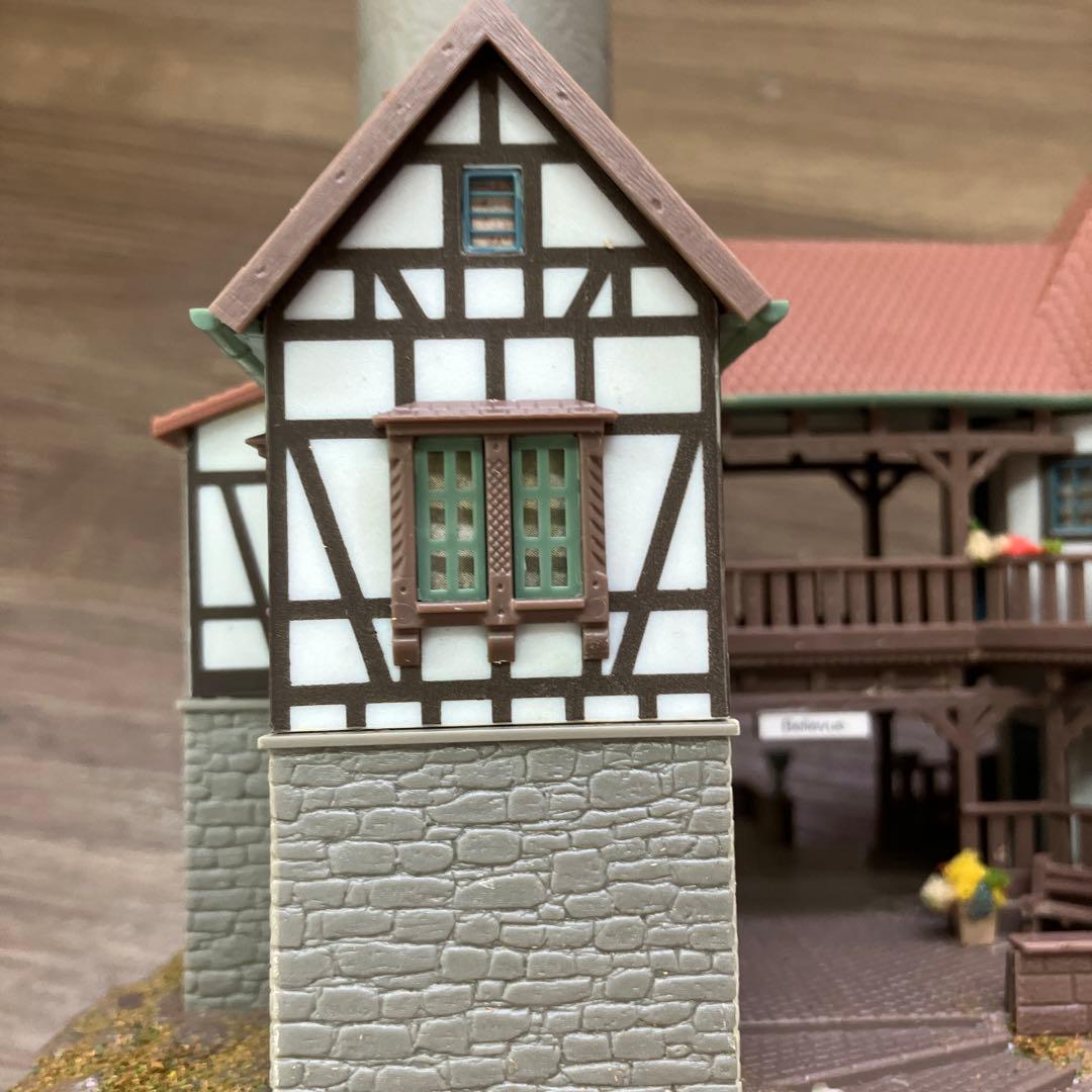 3F FALLER HO B-355 西洋建築 城 建物 完成品 鉄道模型