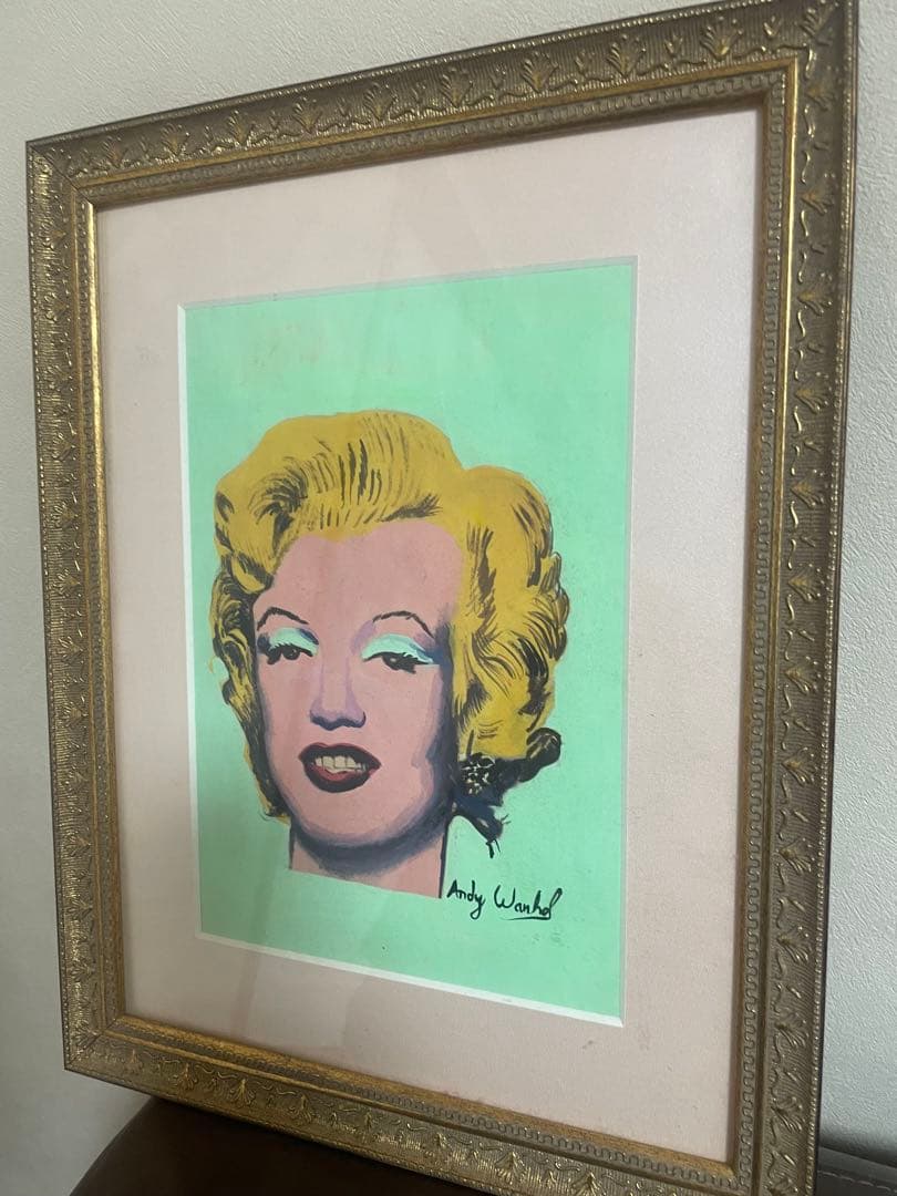 アンディウォーホルマリリンモンロー財団認定印