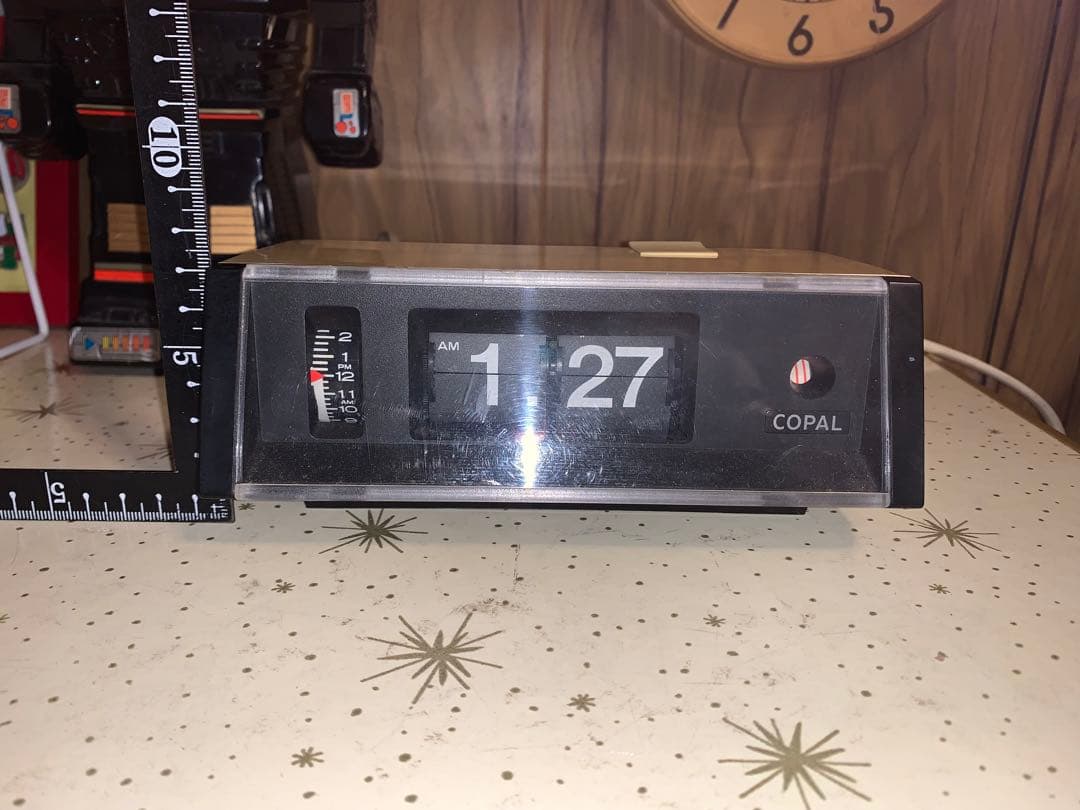 昭和レトロ　動作品ですが訳あり　コパル　COPAL パタパタ時計　スペースエイジ