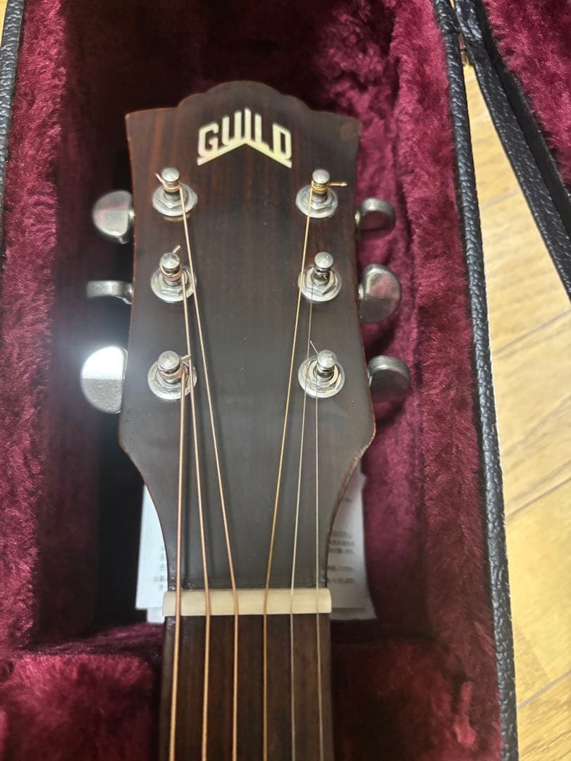 GUILD D-125 NAT 単板 ネック補修歴あり。エレアコ仕様
