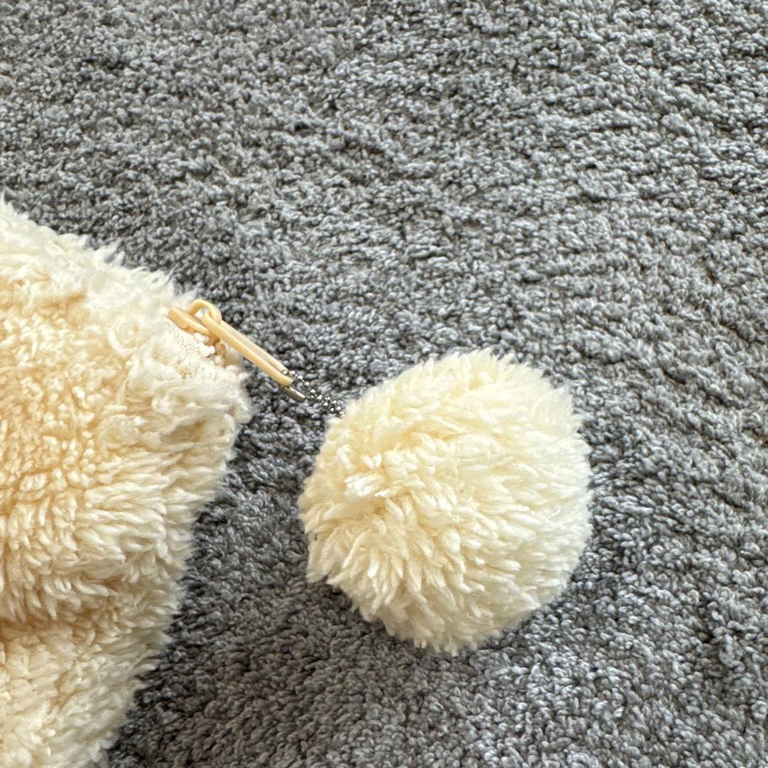 【美品】コリラックマ　トートバッグ　ボア　しっぽ　ポンポン　ビッグサイズ