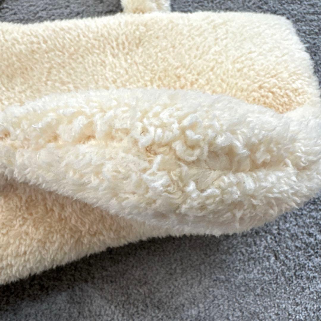 【美品】コリラックマ　トートバッグ　ボア　しっぽ　ポンポン　ビッグサイズ