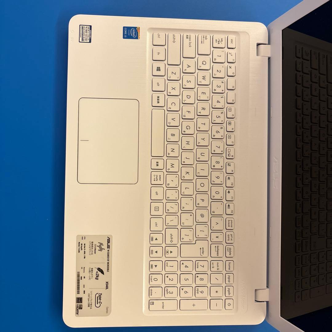 【タイムセール！】ASUS ホワイト ノートPC 本体