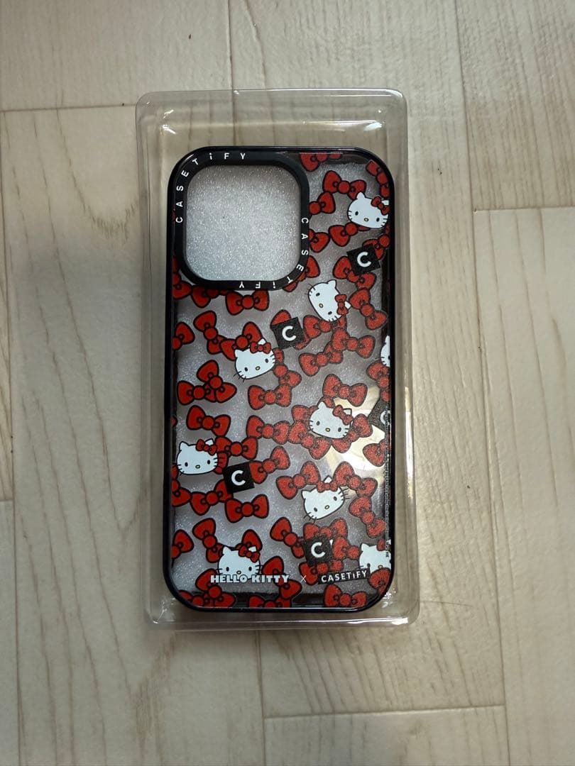 iPhone16proケース casetify キティちゃん