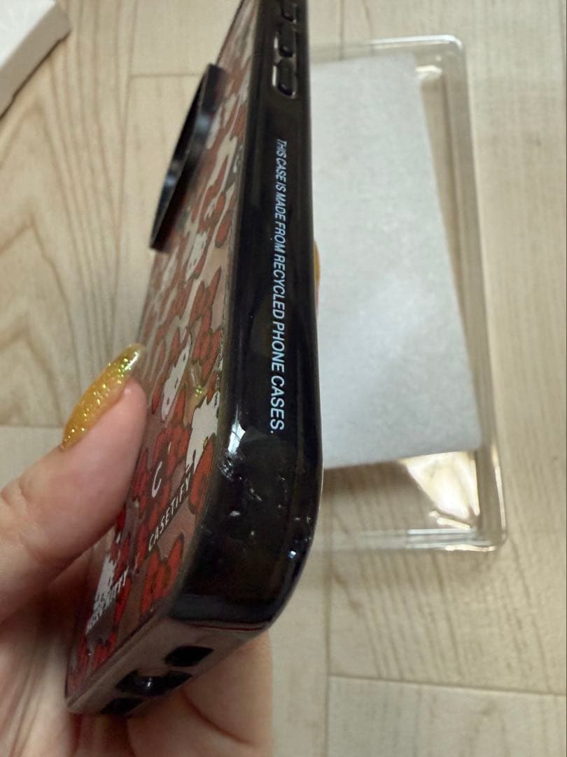 iPhone16proケース casetify キティちゃん