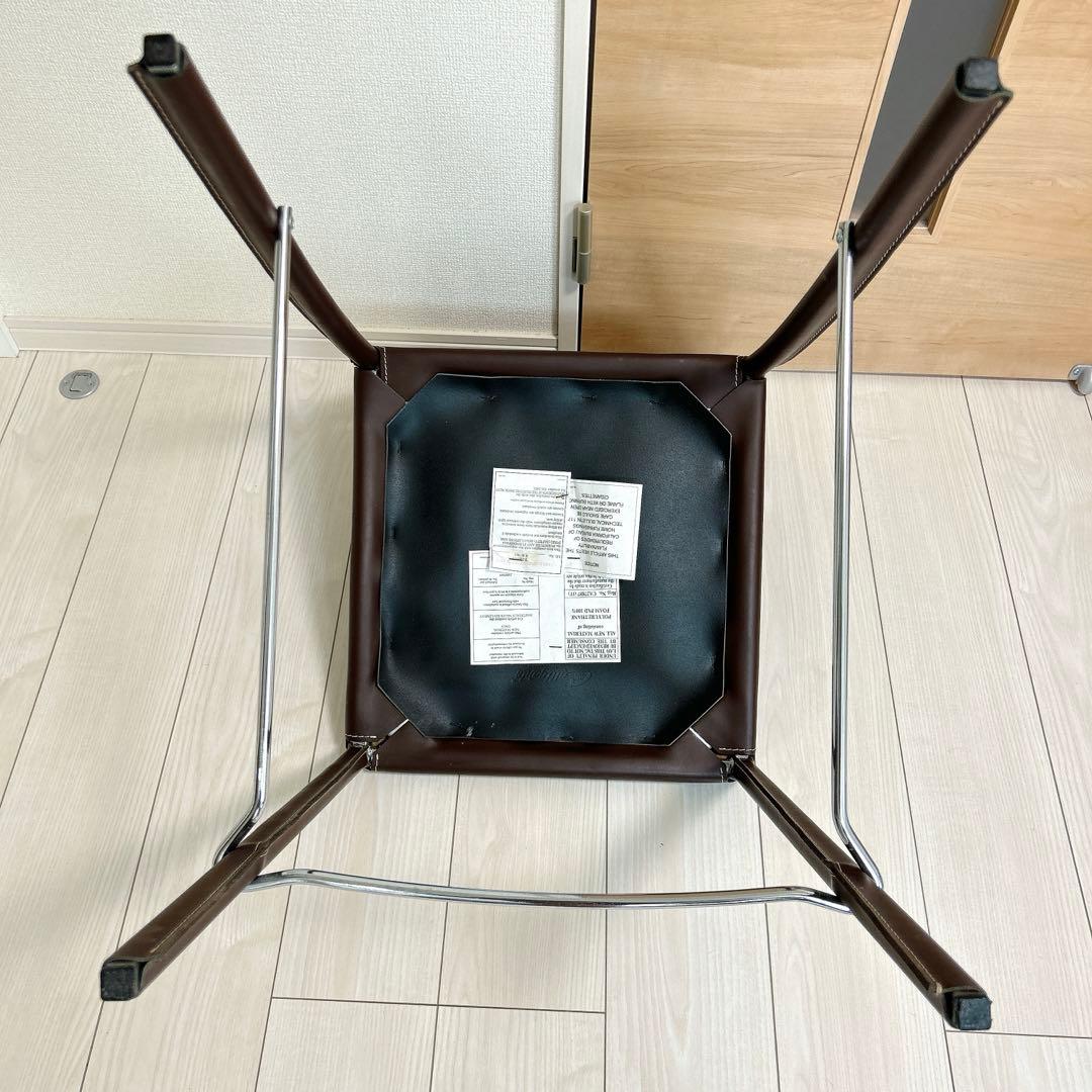 カリガリス カウンターチェア ハイチェア レザー イタリア製 ハイスツール