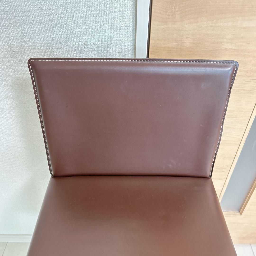 カリガリス カウンターチェア ハイチェア レザー イタリア製 ハイスツール